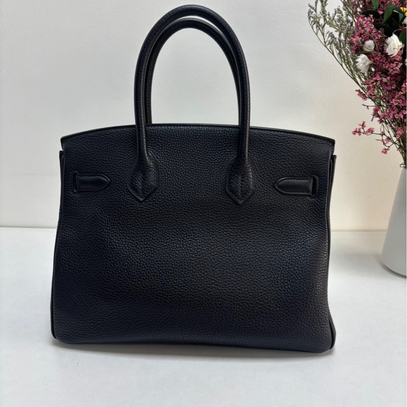 Hermes Birkin30 午夜藍 Togo皮 |金扣|U刻 經典永不過時，低調又顯貴氣、-1