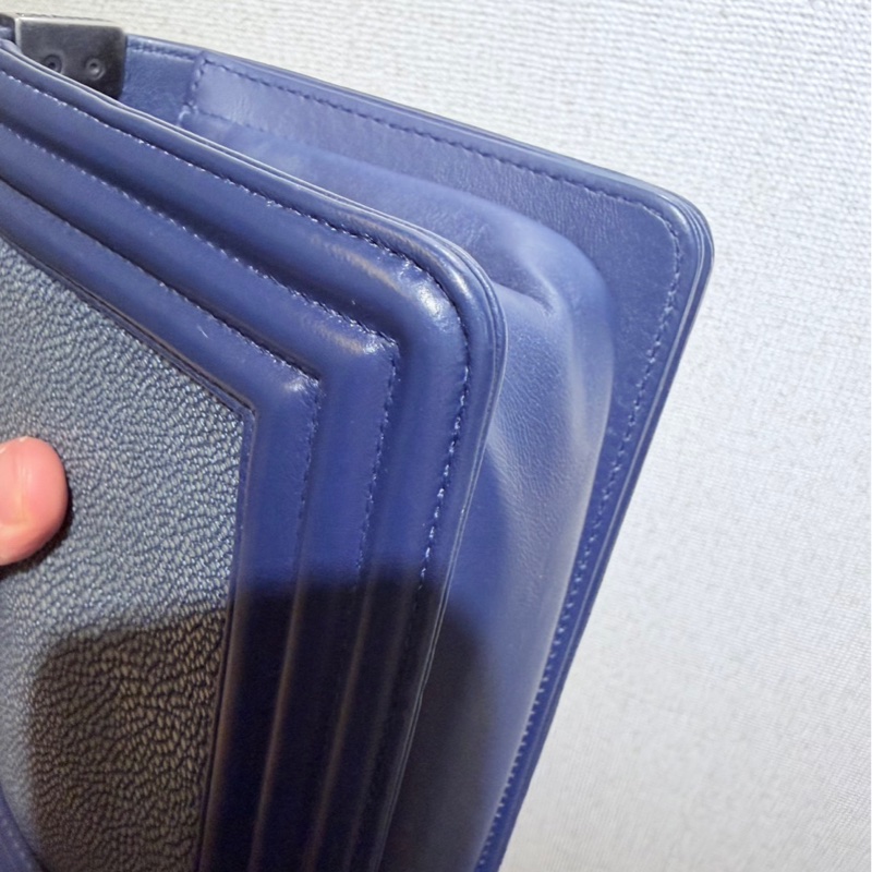 全新全配❤️ 香奈兒 #霧霾藍 #珍珠魚皮 #leboy20 #小號-8