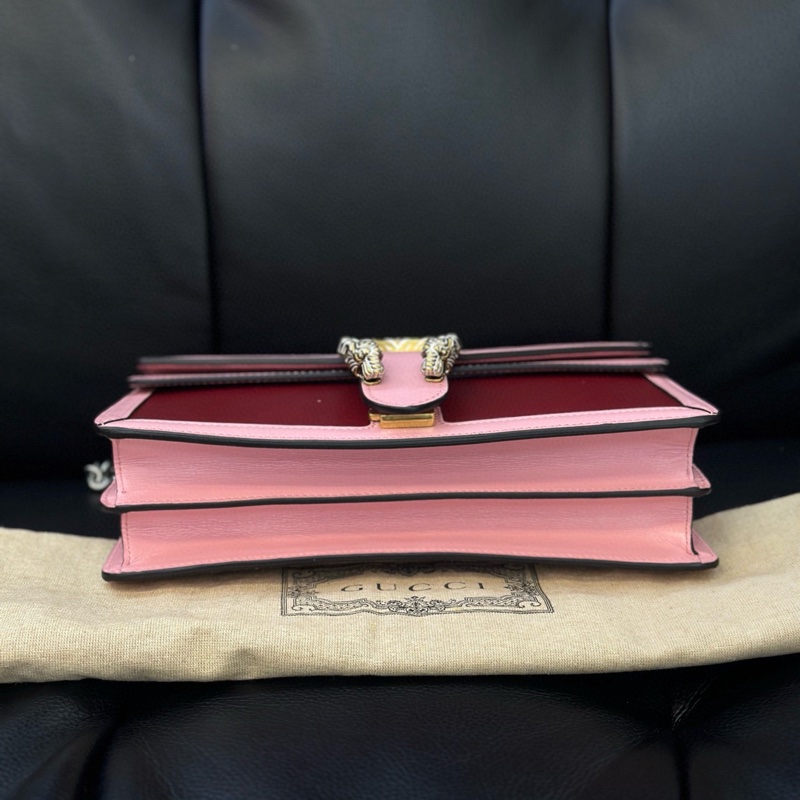 Gucci古驰！Dionysus系列新款拼色珐琅扣中号酒神链条包-4