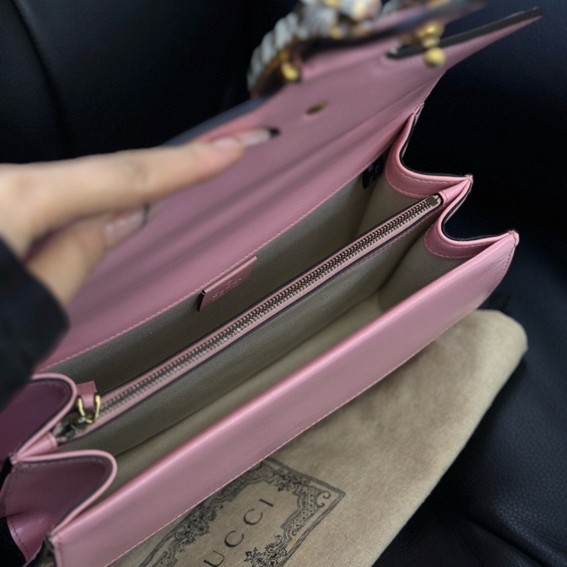 Gucci古驰！Dionysus系列新款拼色珐琅扣中号酒神链条包-5