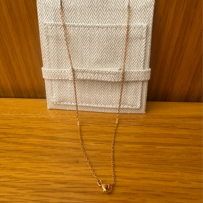 愛馬仕 Mini Pop H項鍊 玫瑰金 白 全新-9