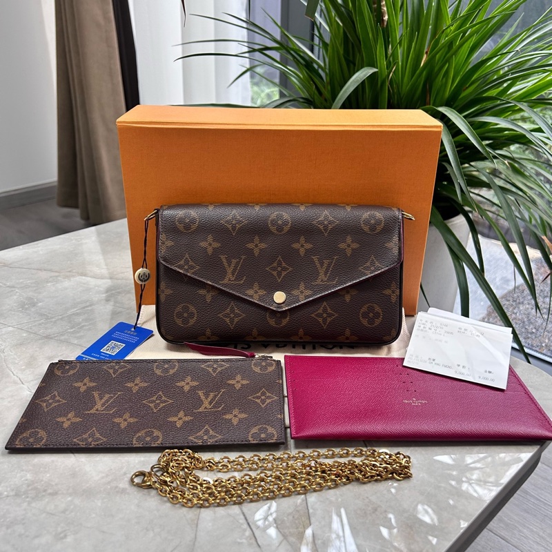 LV路易威登！經典老花三合一，超火級爆～買一個等於三個，-0