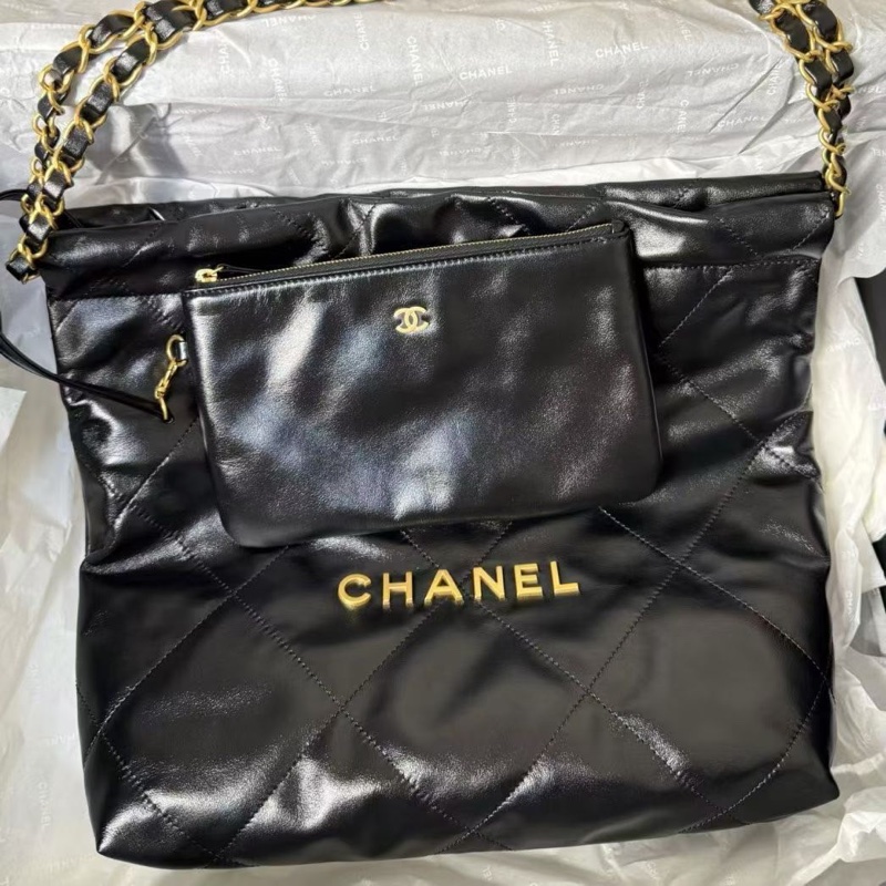 全新全配❤️ 香奈兒 #22bag #小號 #黑色 #金釦-3