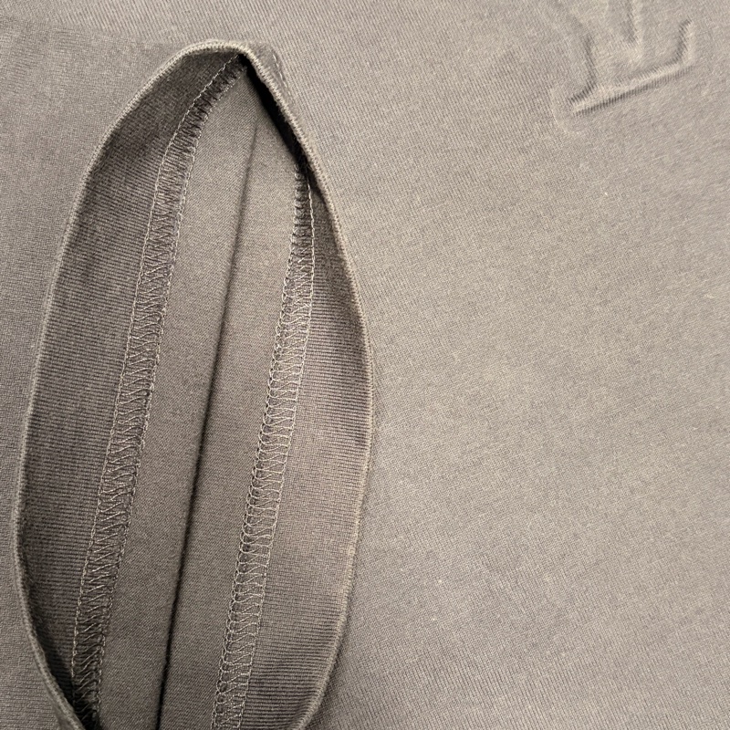 LV路易威登 LOUIS VUITTON 98新浮雕LOGO藏藍色M短袖T恤-15