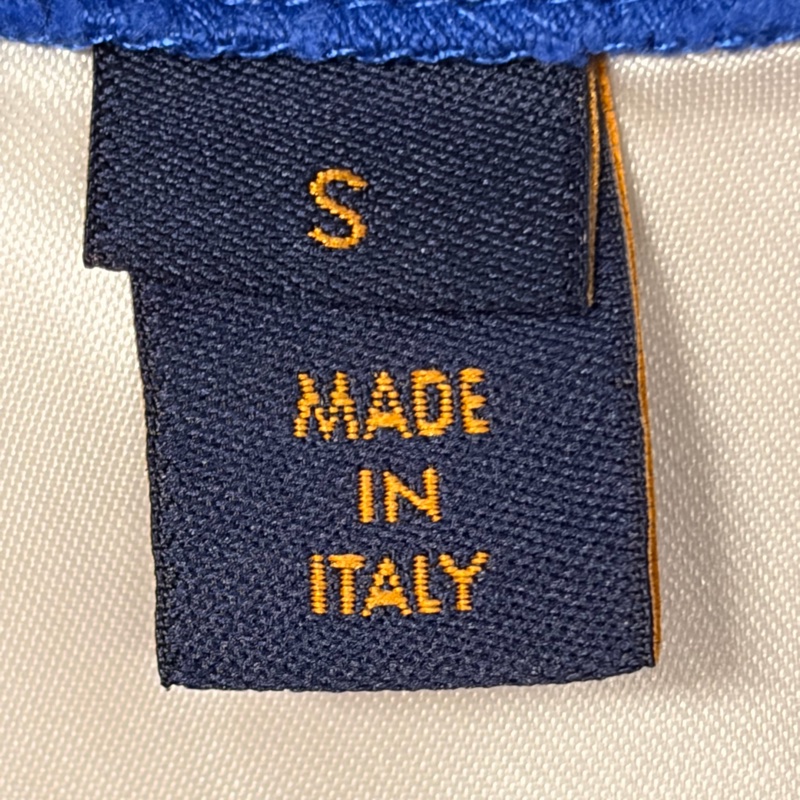 LV路易威登 LOUIS VUITTON 95新浮雕LOGO藍色S 短袖T恤-9