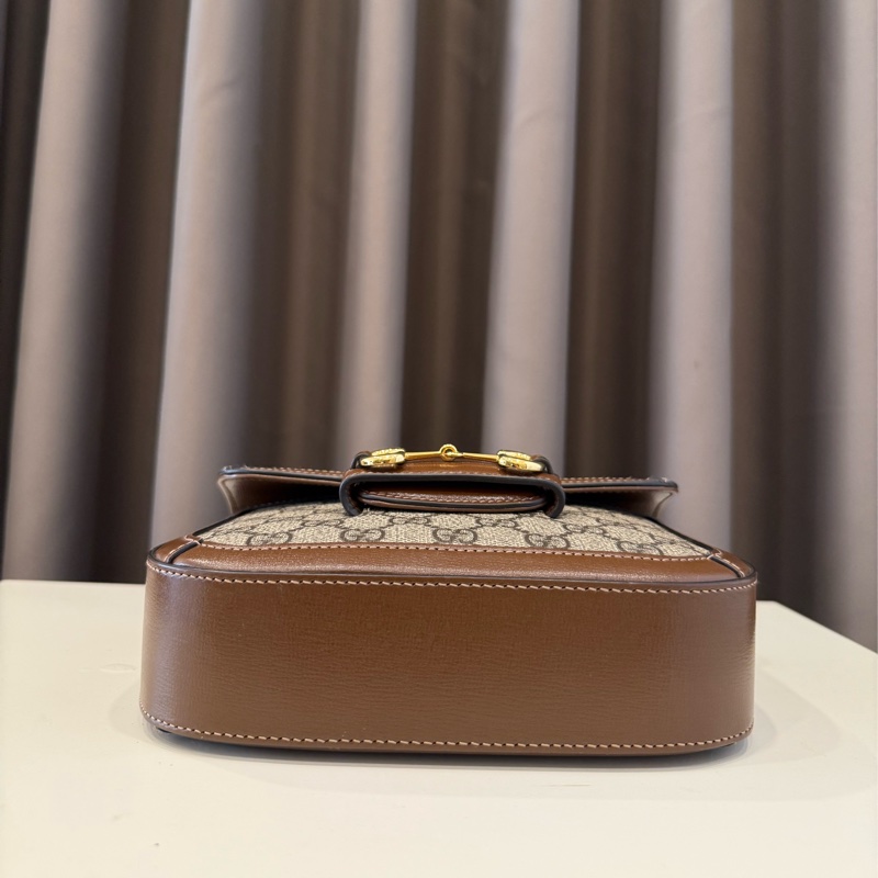（甜價美包）Gucci古馳 1955mini焦糖馬鞍包-4