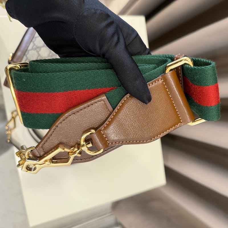 （甜價美包）Gucci古馳 1955mini焦糖馬鞍包-9