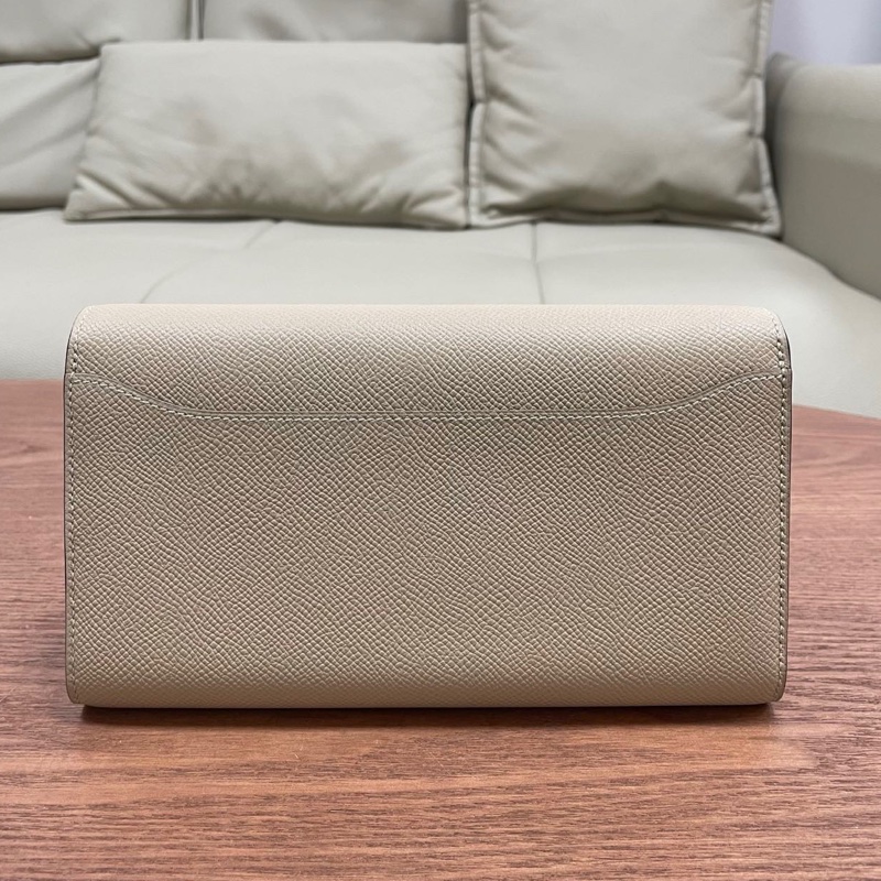 🌈Hermes🧡Constance Wallet長銀包🧡S2風衣灰玫瑰金扣🧡99新🌈Epsom皮🌟constancewallet🌟constance🌟愛馬仕🌟-7