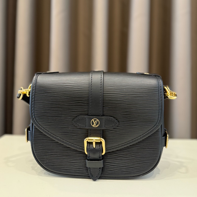 （全配美包）Louis vuitton路易威登LV BB EPI皮革馬鞍斜背包-0