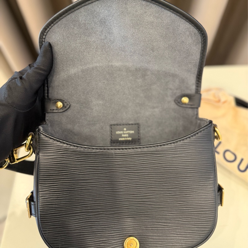 （全配美包）Louis vuitton路易威登LV BB EPI皮革馬鞍斜背包-7