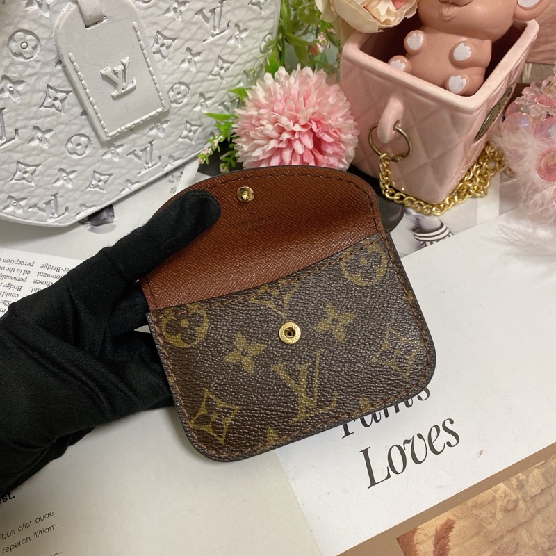 𝕃𝕍老花卡包零錢包 稀有絕版🏅-5