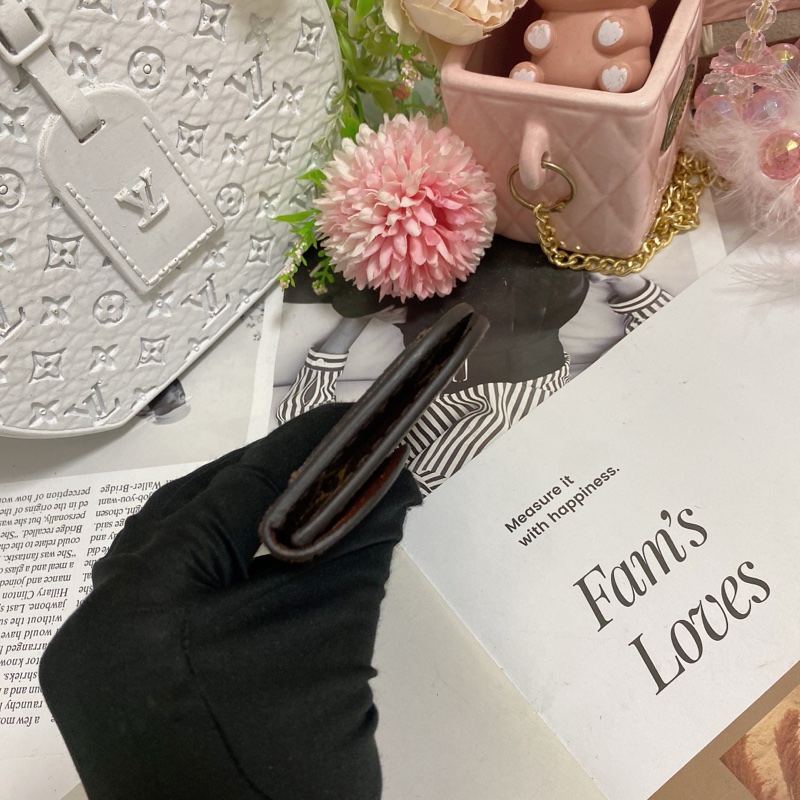 𝕃𝕍老花卡包零錢包 稀有絕版🏅-11