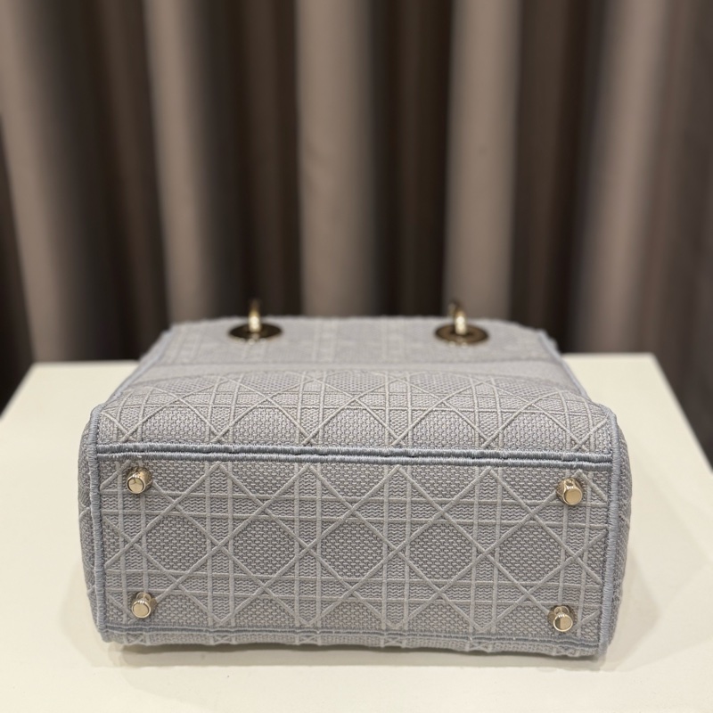 （全新未用🫧）Christian Dior 迪奧Lady 藤格紋黛妃包中號-5