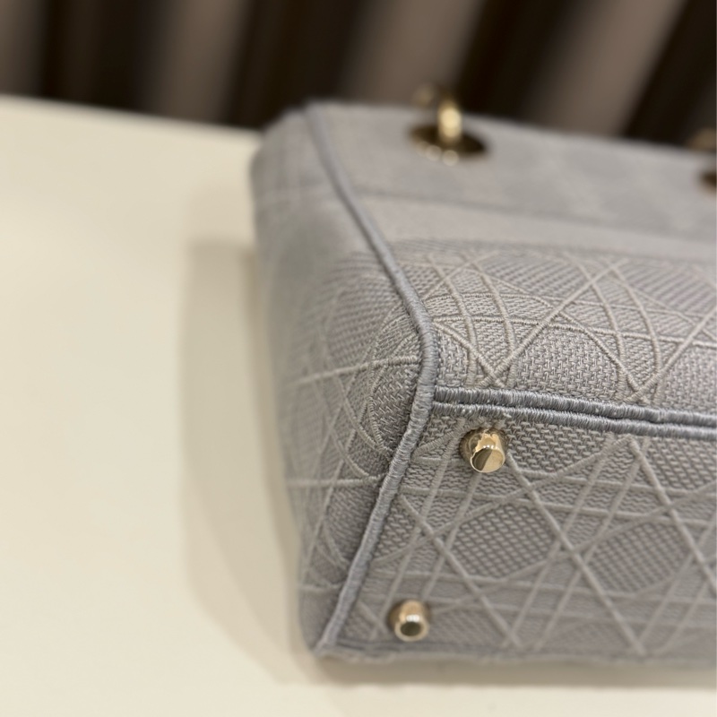 （全新未用🫧）Christian Dior 迪奧Lady 藤格紋黛妃包中號-6
