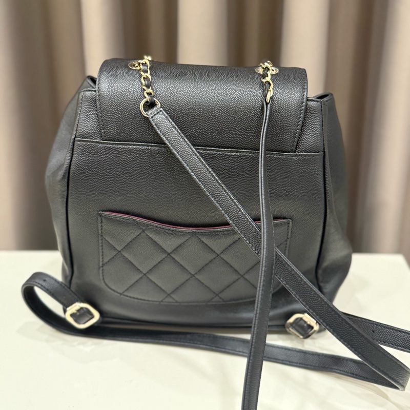 （全新未用）Chanel香奈兒 Affinity魚子醬牛皮後背 大號-1