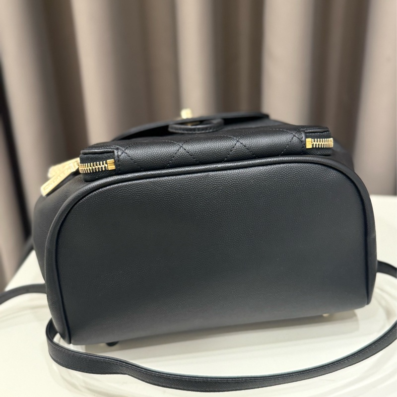 （全新未用）Chanel香奈兒 Affinity魚子醬牛皮後背 大號-4