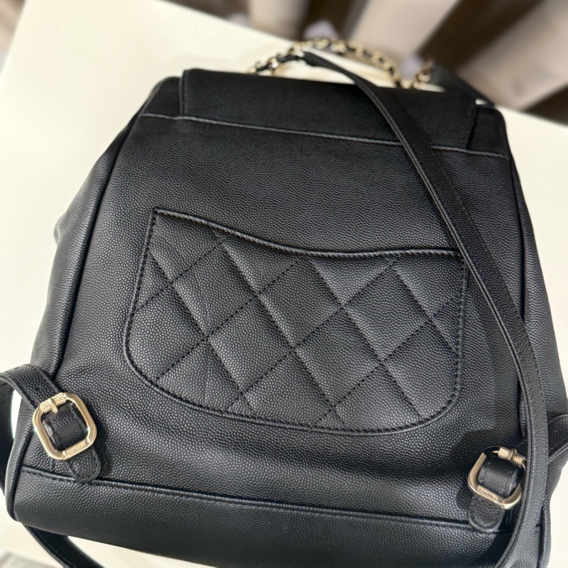 （全新未用）Chanel香奈兒 Affinity魚子醬牛皮後背 大號-5