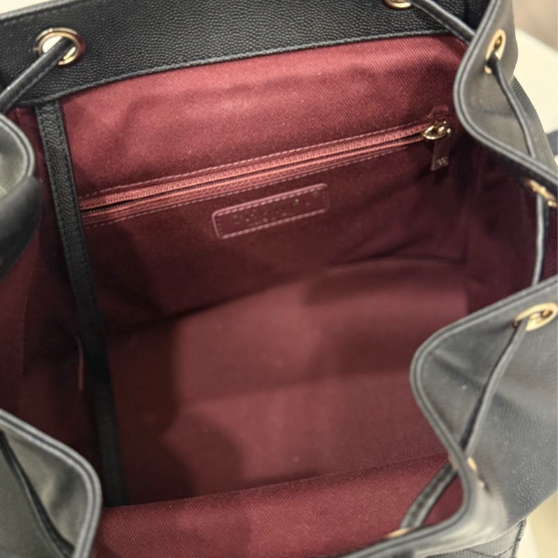 （全新未用）Chanel香奈兒 Affinity魚子醬牛皮後背 大號-6