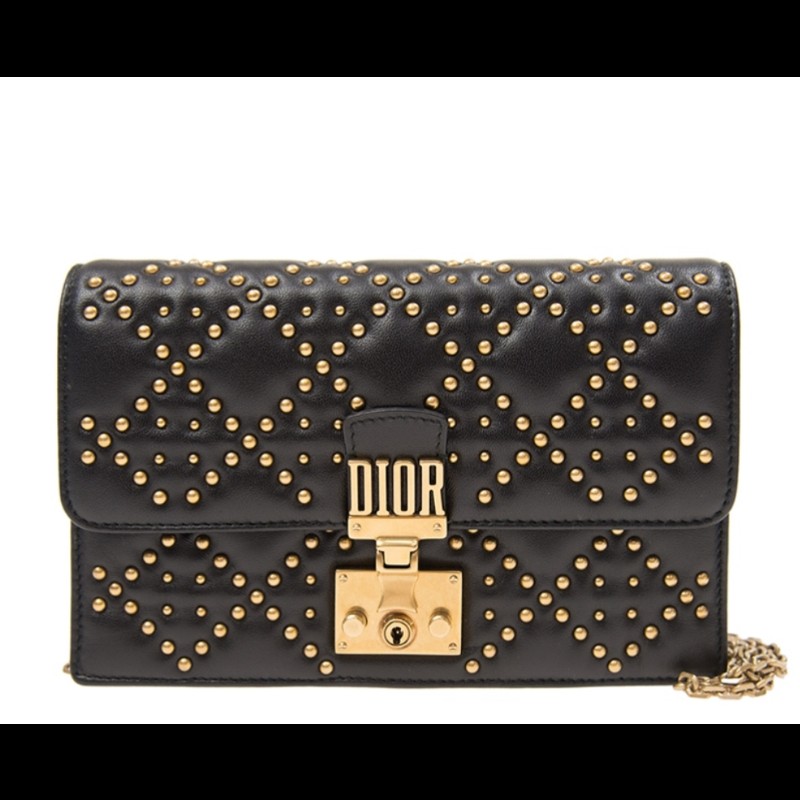 Dior Addict鉚釘羊皮翻蓋包-2