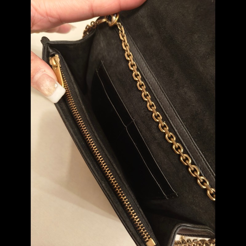 Dior Addict鉚釘羊皮翻蓋包-18