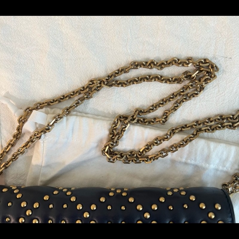 Dior Addict鉚釘羊皮翻蓋包-20