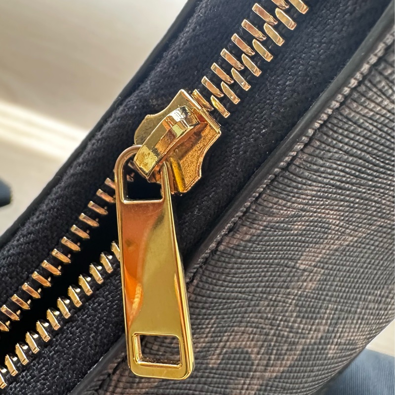 AVA標誌印花及牛皮革手袋-20