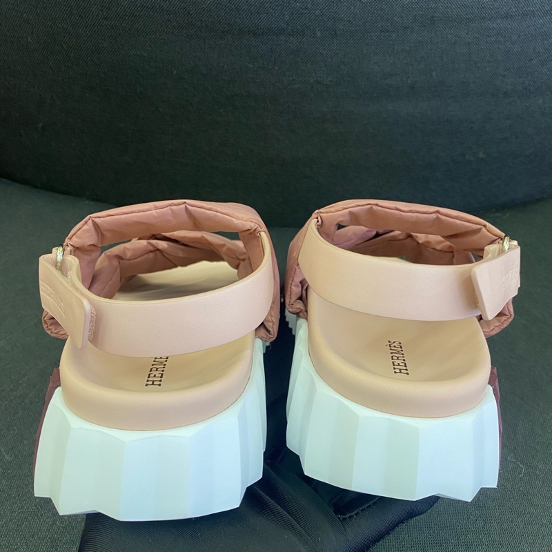 閒置未使用 Hermes愛馬仕春夏Electric 涼鞋 38碼 附件：盒+塵袋-5