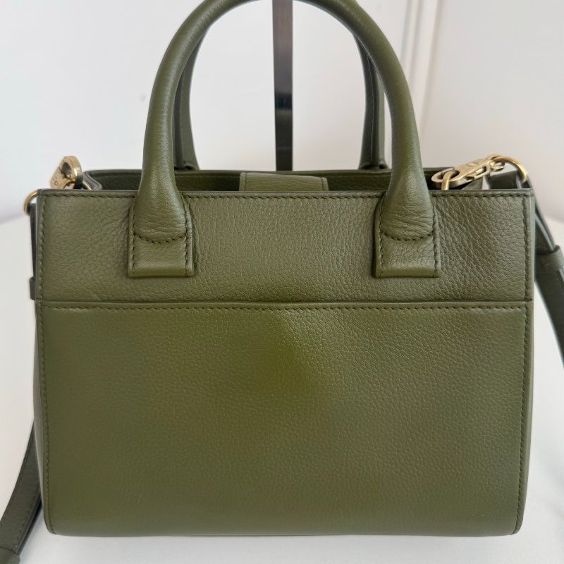 香奈兒/Chanel 橄欖綠牛皮手提小tote-1