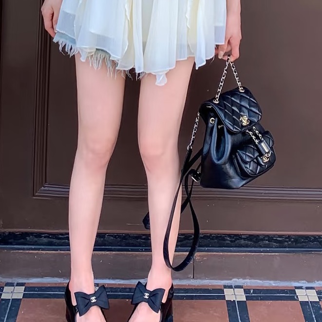 CHANEL香奈兒Duma系列雙肩包小號芯片款24年🎏全新全配專櫃斷貨-6