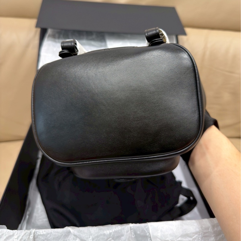 CHANEL香奈兒Duma系列雙肩包小號芯片款24年🎏全新全配專櫃斷貨-15