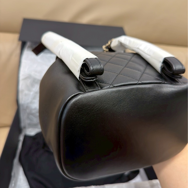 CHANEL香奈兒Duma系列雙肩包小號芯片款24年🎏全新全配專櫃斷貨-18