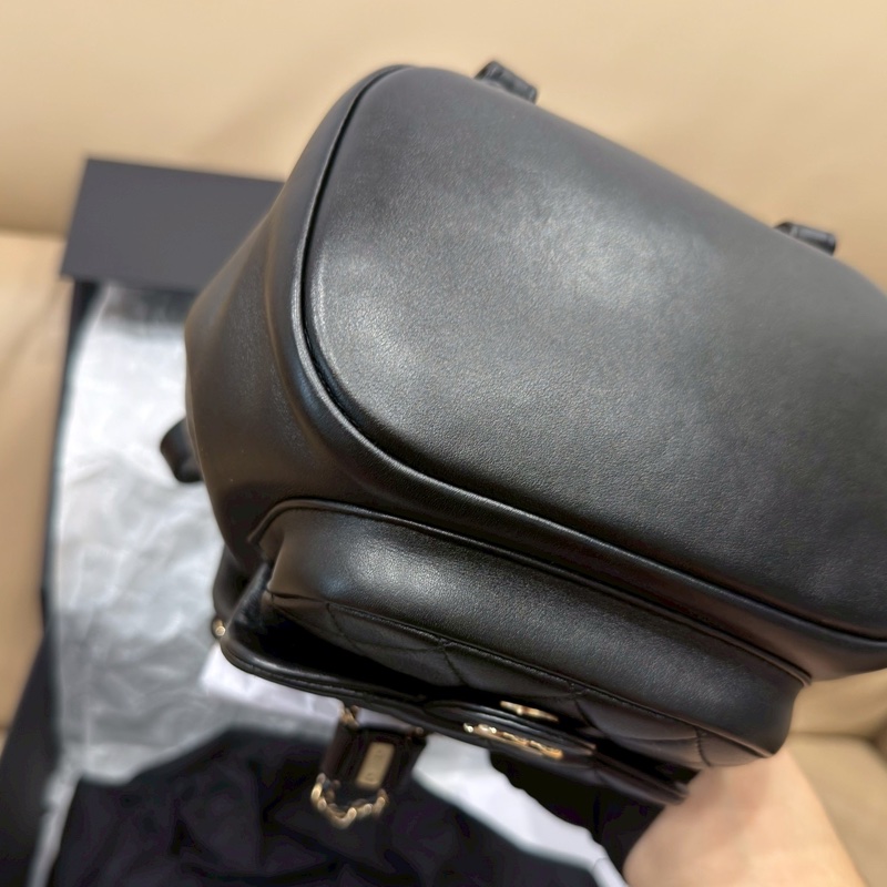 CHANEL香奈兒Duma系列雙肩包小號芯片款24年🎏全新全配專櫃斷貨-19