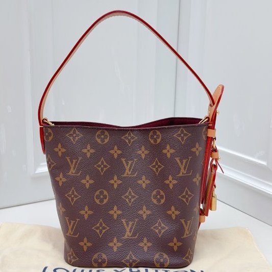 芯片款 路易威登/Louis Vuitton All In BB 老花腋下水桶包-6