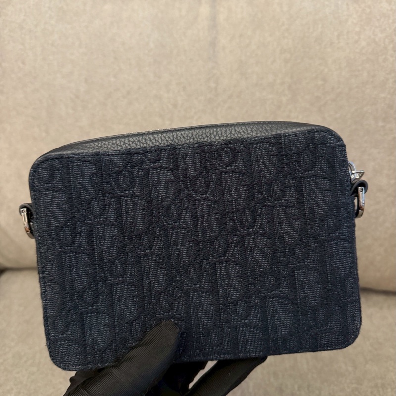 DIOR黑老花相機包-4