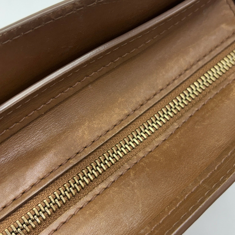 白色 棕色 牛皮 Nano Luggage 兩用包【CELINE 賽琳】 189243-9