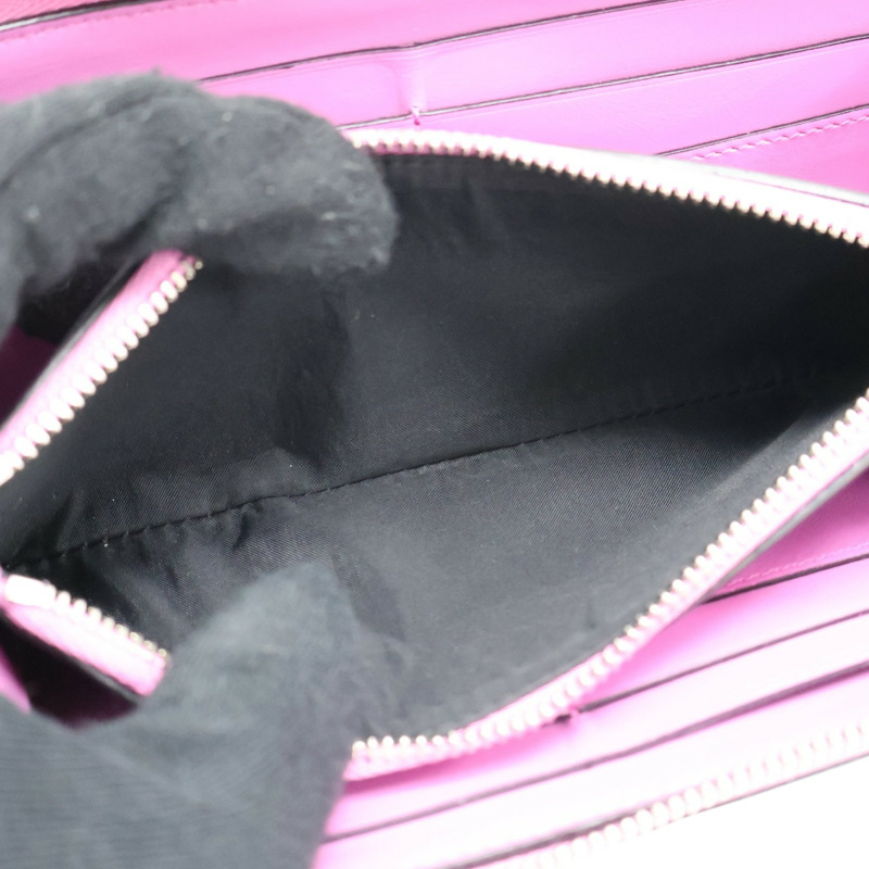 粉色牛皮 Serpenti Forever 拉鏈 長夾【BVLGARI 寶格麗】-3