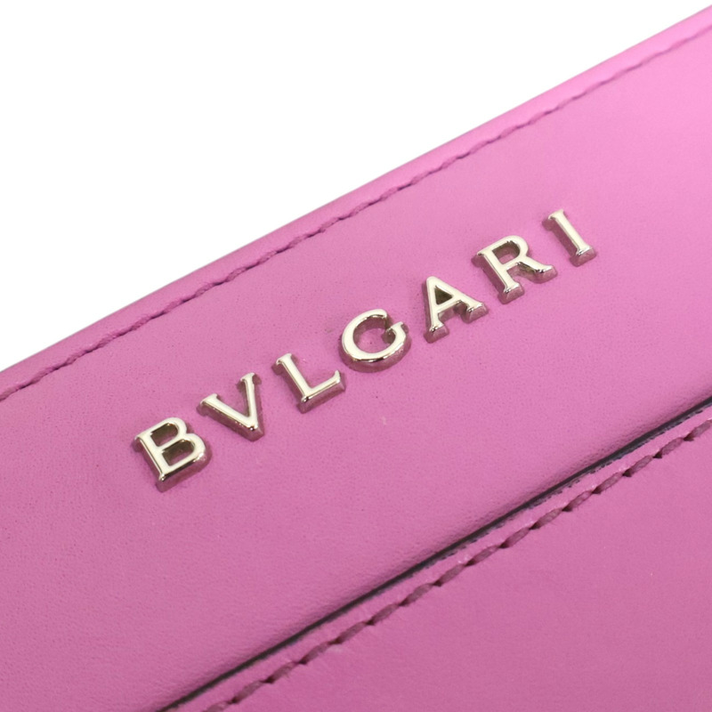 粉色牛皮 Serpenti Forever 拉鏈 長夾【BVLGARI 寶格麗】-10