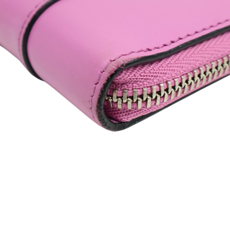 粉色牛皮 Serpenti Forever 拉鏈 長夾【BVLGARI 寶格麗】-12