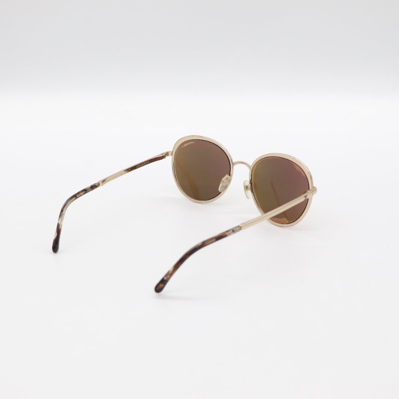 Chanel 香奈兒 金色 反光 墨鏡 太陽鏡-5