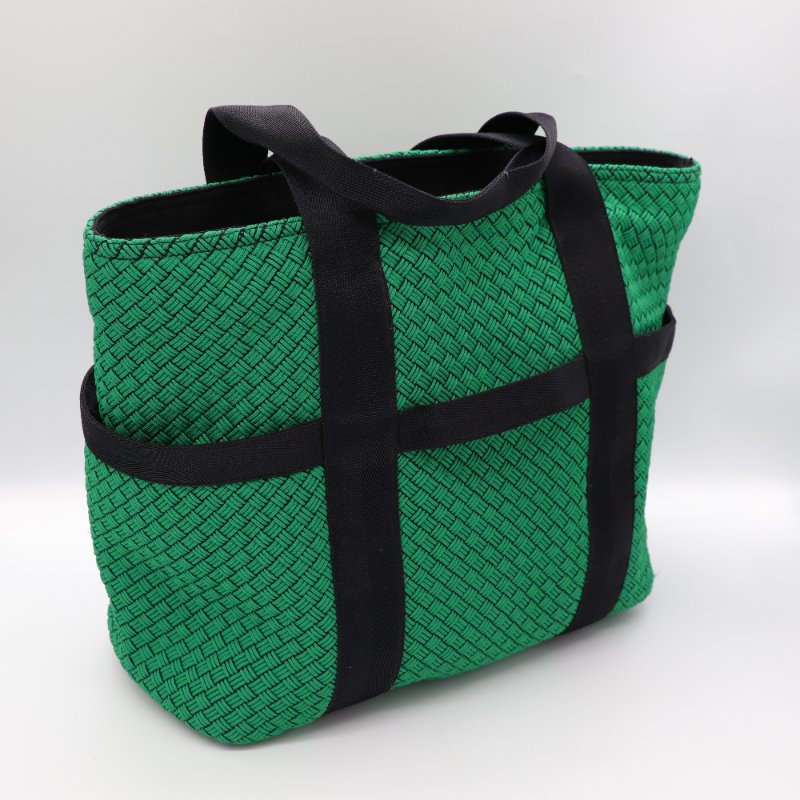 Bottega Veneta 寶緹嘉 綠色織物 編織 單肩包 托特包-1