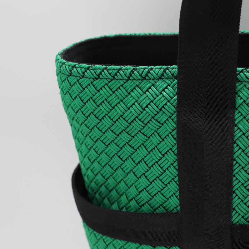 Bottega Veneta 寶緹嘉 綠色織物 編織 單肩包 托特包-4