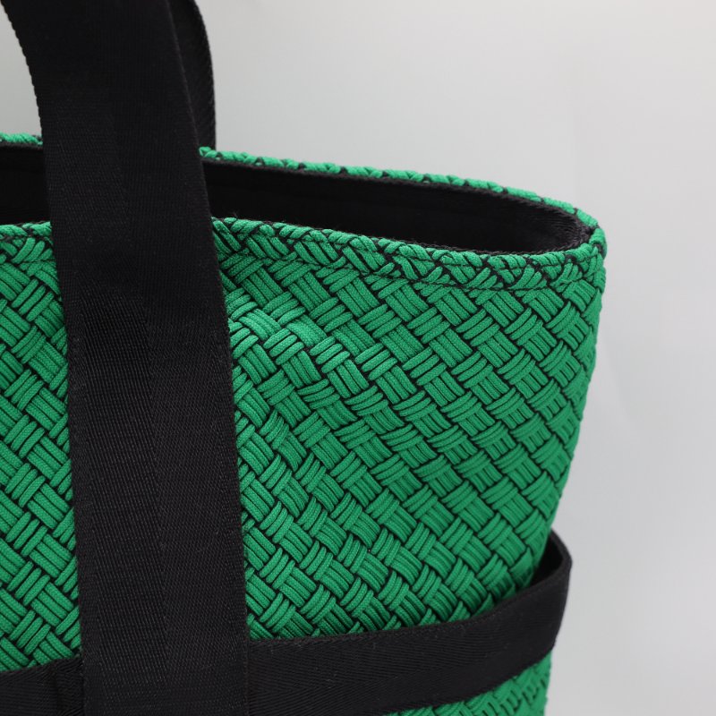 Bottega Veneta 寶緹嘉 綠色織物 編織 單肩包 托特包-5