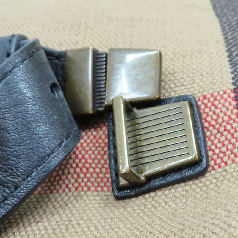 棕色 格紋 帆布 Mega Check Drifton 後背包【BURBERRY 巴寶莉】 3955398-17