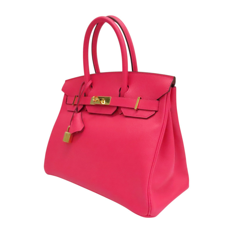 極致粉 Epsom牛皮 Birkin 30 柏金包 手提包 D刻 金釦【HERMES 愛馬仕】-2