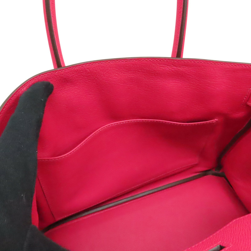 極致粉 Epsom牛皮 Birkin 30 柏金包 手提包 D刻 金釦【HERMES 愛馬仕】-5