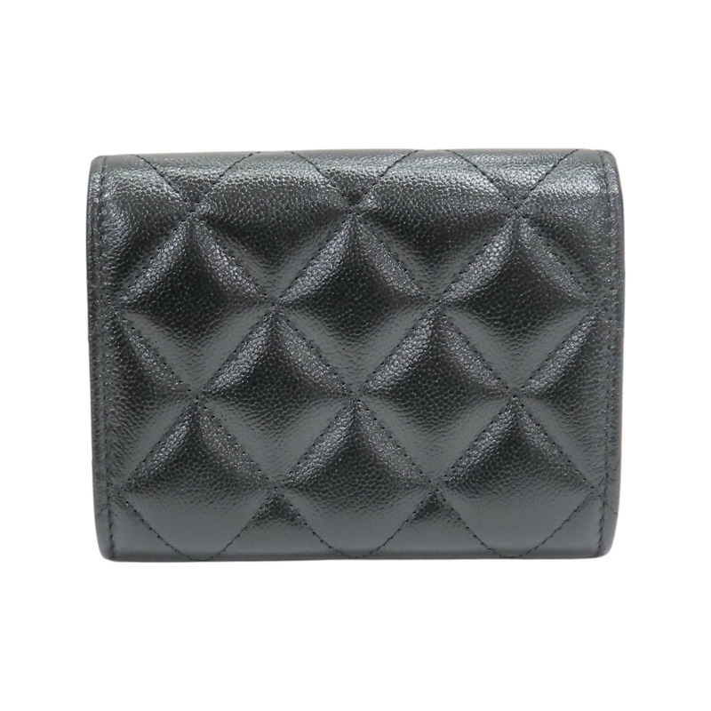 黑色 荔枝紋 牛皮 零錢包【CHANEL 香奈兒】 AP4319-1