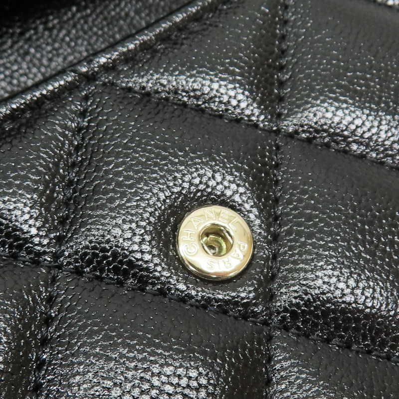 黑色 荔枝紋 牛皮 零錢包【CHANEL 香奈兒】 AP4319-9