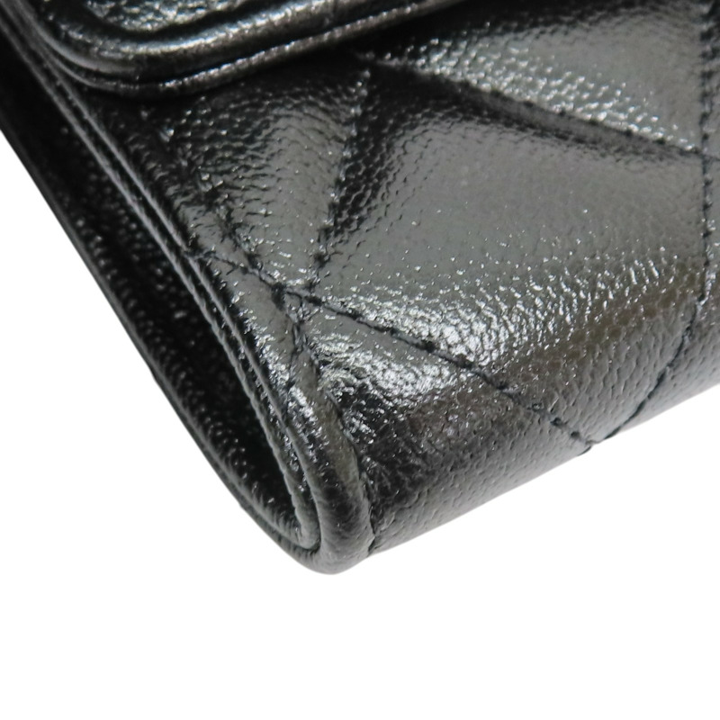 黑色 荔枝紋 牛皮 零錢包【CHANEL 香奈兒】 AP4319-10