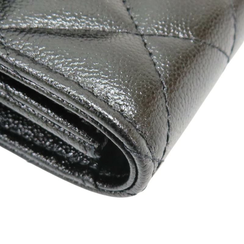 黑色 荔枝紋 牛皮 零錢包【CHANEL 香奈兒】 AP4319-12