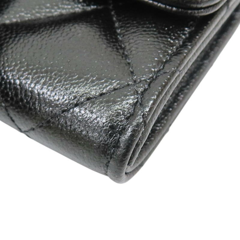 黑色 荔枝紋 牛皮 零錢包【CHANEL 香奈兒】 AP4319-13